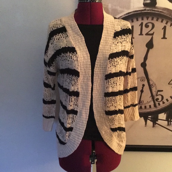 Sweaters - Open Knit Cardigan